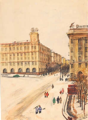 Купецио Ксения Конрадовна. Волгоград. Площадь павших борцов и проспект Мира